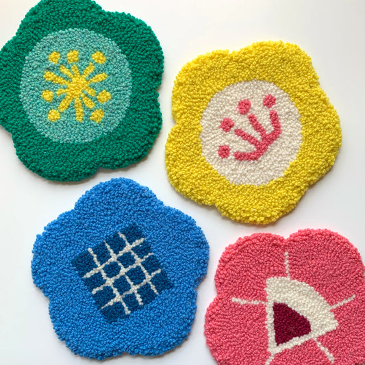5-Petaled Flowers 7" - PDF Pattern