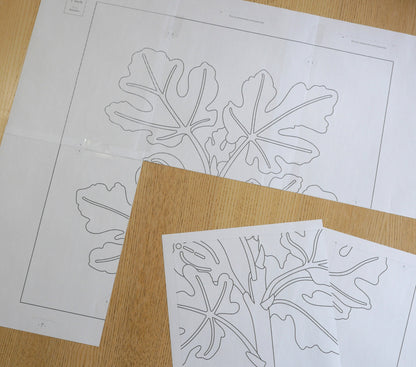 Fig Botanical 16" - PDF Pattern